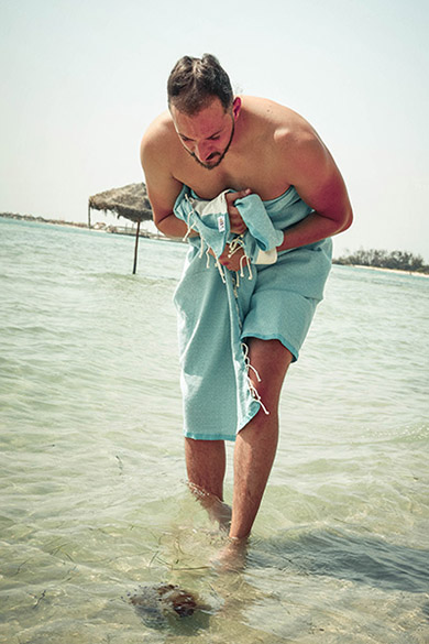 Chovron  beach Towel